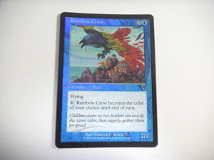 A134【MTG マジック・ザ・ギャザリング】虹色カラス/Rainbow Crow Foil 即決