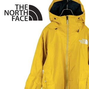 10M516◯ THE NORTH FACE ノースフェイス 中綿 マウンテンパーカー アウトドア スキー スノボ WS THERMIUM JACKET イエロー メンズSサイズ