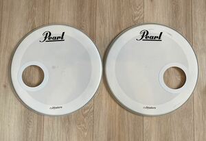 ◯Pearl バスドラムヘッド22インチ　2個セット ◯