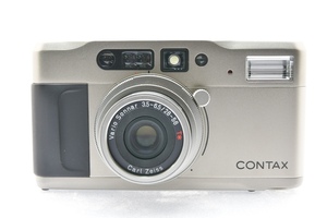 外観備品 CONTAX TVS チタンシルバー / Cari Zeiss Vario Sonner 28-55mm F3.5-6.5 T* コンタックス コンパクトカメラ ■30614