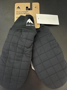 Burton Heavyweight Quilted Mitten True Black M mitt ミトン グローブ 