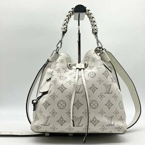 希少 LOUIS VUITTON ルイヴィトン マヒナ ムリア ガレ ハンドバッグ ショルダーバッグ バケット 巾着 2way 