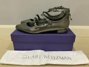 新品バレー・STUART WEITZMAN・サイズ37,5・シルバー