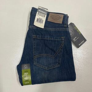 W28 IND ディッキーズ デニム スリムフィット テーパード 5ポケット USAモデル DICKIES ジーンズ 