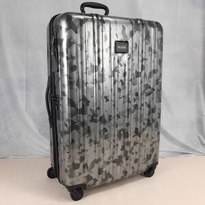 【美品】TUMI トゥミ V3 91L 大容量 スーツケース Extended Trip Camo 迷彩 カモ柄 TSAロック 4輪 4ウィール 軽量 ビジネス キャリーバッグ