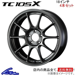 ウェッズ ウェッズスポーツ TC105X 4本セット ホイール インプレッサWRX STI GDB 0073536 weds ウエッズ WedsSport アルミホイール 1台分