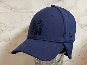 【未使用品】171QF 訳あり★NEW ERA 39THIRTY イヤーマフキャップ×ニューヨーク ヤンキース New York Yankees《S-M 伸縮前56㎝-58㎝位迄》