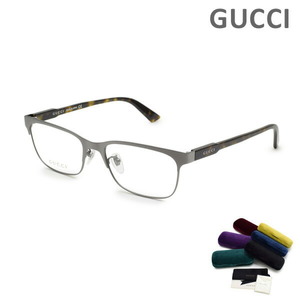 グッチ メガネ 眼鏡 フレーム のみ GG0494OJ-002 ルテニウム/ハバナ メンズ レディース ユニセックス GUCCI