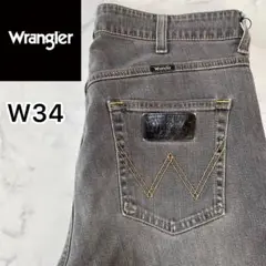 ラングラー wrangler ブラック デニムパンツ　W34