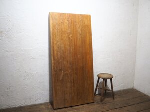 タ荷T0685◆H144×W68×D8(cm)◆厚みのある大きい板の素材◆古材 建材 テーブル 天板 看板 DIY リノベーション レトロ ビンテージL(ヤC)笹4