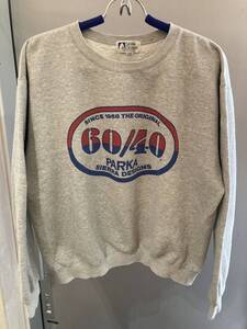 SIERRA DESIGNS K-TB 0371 Crew-Neck Sweatshirt L USED シエラデザインズ クルーネック スウェットシャツ トレーナー 日本製 90s