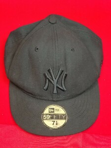 NEW　ERA　ニューエラ　59FIFTY　ニューヨークヤンキース　ブラック　7　5/8　/