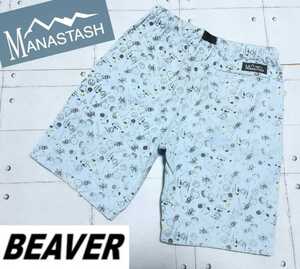 MANASTASH BEAVER　別注　スヌーピー　ショーツ　ショートパンツ　マナスタッシュ　コラボ　パンツ　アウトドア