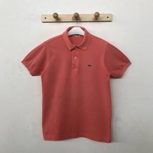 CHEMISE LACOSTE ケミスラコステ フレンチラコステ メンズ 半袖ポロシャツ ワニワッペン 美品 size 3