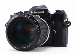 ★訳あり実用品★ ニコン NIKON NIKOMAT EL ボディ AI 43-86mm レンズセット ★ファインダー腐食あり シャッターOK！ #TA5317