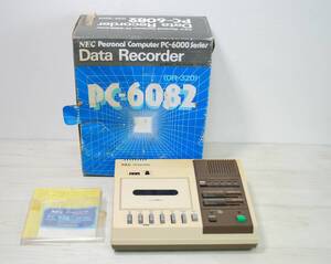 NEC データレコーダ　 PC-6082（DR-320）通電OK ジャンク／検索用 時代物 当時物 レトロ【01079】