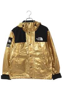 シュプリーム ノースフェイス 18SS Metallic Mountain Parka サイズ:S メタリックマウンテンパーカーブルゾン 中古 HJ12