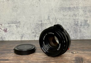 Minolta M-ROKKOR 40mm f/2 Lens Mマウント ミノルタ レンジファインダー用 フィルムカメラ 単焦点レンズ 後期モデル