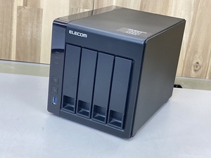 ELECOM NSB-5A12T4BL 4ベイLinux搭載NAS 12TB ② ※初期化済