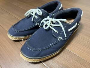 ☆美品☆レア？【26cm】VANS バンズ デッキシューズ V3628SN 紺 USED US8 eur41