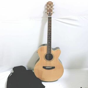 YAMAHA ヤマハ COMPASS CPX-8 エレアコ ギター弦楽器 楽器 ソフトケース付 動作未確認 ジャンク