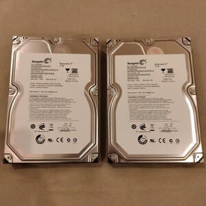 ★☆２台セット Seagate HDD 2TB SATA ST32000542AS Barracuda LP☆★