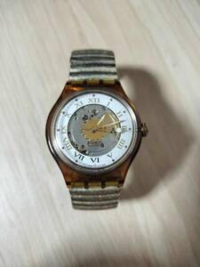 珍品　稼働品　swatch スウォッチ AG 1995 自動巻　腕時計　メンズ 正規ベルト