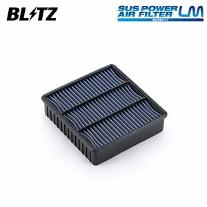 BLITZ ブリッツ サスパワー エアフィルター LM SM-51B パジェロイオ H76W H10.6～ 4G93(GDI) 4WD 59521