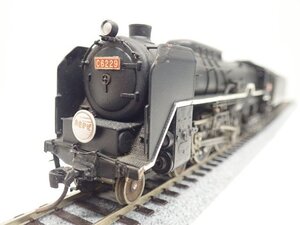 【ジャンク品】メーカー不明 鉄道模型 HOゲージ 国鉄 蒸気機関車 C62形 29号機 金属製 ∩ 70C54-1