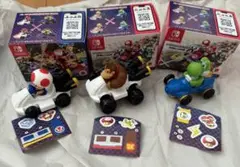 【新品未使用】マリオカート キノピオ ドンキーコング ヨッシー ステッカー付き