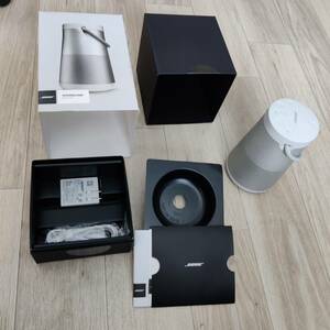 【0636AE】Bose SoundLink Revolve+ Bluetooth speaker 本体 充電ケーブル ACアダプター 箱
