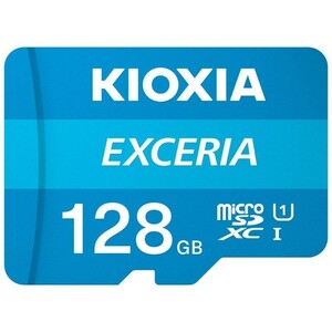 送料無料メール便　KIOXIA (旧東芝) マイクロSD microSDXCカード 128GB 128ギガ クラス10/マイクロSDカード