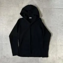 PPFM wool full zip parka y2k black