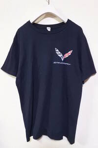 GM Chevrolet Corvette anvil Tee size M コルベット スティングレー Tシャツ ブラック