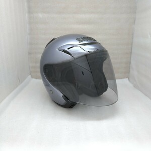 SHOEI ショウエイ J-FORCE III パールグレーメタリック ジェイ-フォース3 J-FORCE3 ジェットヘルメット Lサイズ 59cm