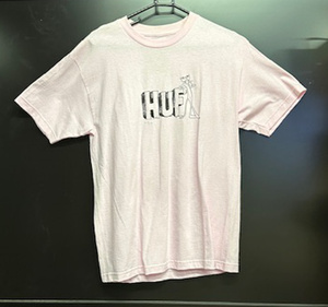 50％OFF！！　HUF 　ハフ　アパレル　TEE　Tシャツ　HUF　X　PP　REVENGE　SS　TEE　Mサイズ　PINK