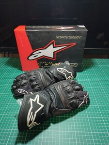 バイク　レーシンググローブ　alpinestars GP TECH GLOVES BLACK サイズL 355664