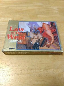 新品未使用未開封 ロー・オブ・ザ・ウエスト Law of the West 西部の掟 ポニー ファミリーコンピュータ ファミコン ゲームソフト カセット