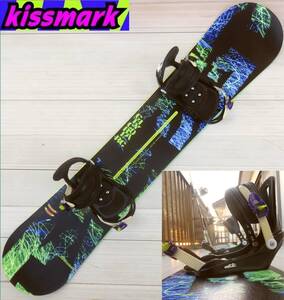 スノボー☆kissmark　キスマーク CITYCORAL ROCER 155cm バインディング付