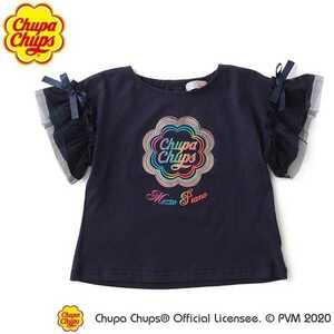 【新品】mezzo piano(メゾピアノ)チュッパチャプス Tシャツ 140 紺