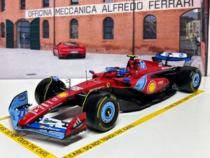 Burago 1/18 Ferrari SF 24 Miami GP #55 CARLOS SAINZ　フェラーリ　ブラーゴ　サインツ　ミニカー