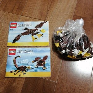 中古★ LEGO CREATOR 31004 ★ レゴ クリエイター イーグル★不足部品あり★