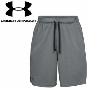 ●送料390円可能商品 アンダーアーマー UNDER ARMOUR UA 新品 メンズ 吸汗速乾 ハーフパンツ ショーツ 灰 [1358564-012-M]四 壱★QWER★