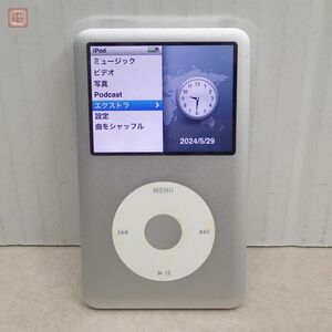 Apple iPod classic 160GB（A1238・MC293J/A）シルバー アイポッドクラシック 現状品【10