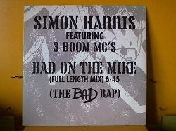 HipHop Simon Harris / Bad On The Mike 12インチです。