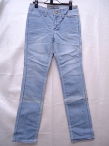 【KCM】denim-8-30★ワケあり（長期保管品）★【BRAPPERS】SECOND class　レディース　デニムパンツ ジーンズ　サイズ 30　ライトブルー系