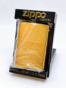 【未使用】ZIPPO ジッポー 200G ゴールドカラー 希少な廃盤品 管5438