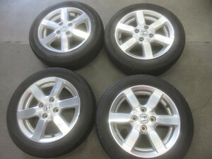 JG1 N-ONE 純正 14インチ アルミホイール 14X4.5J +40・2021年製 ENASAVE EC204 155/65R14 タイヤ付 4本