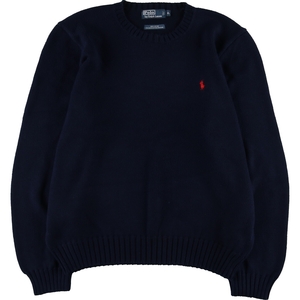 古着 ラルフローレン Ralph Lauren POLO by Ralph Lauren コットンニットセーター メンズXL相当 /eaa434618