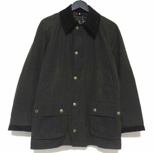 新品同様 20SS Barbour バブアー ASHBY WAX JACKET アシュビー ワックスコーティング オイルドジャケット コート XS ダークブラウン